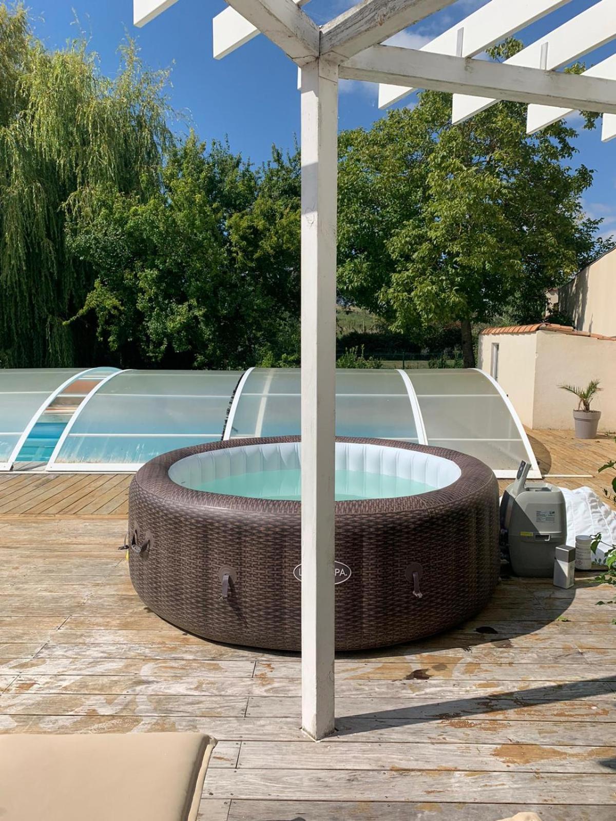 Maison Piscine A 3' De La Mer. Yves 客房 照片